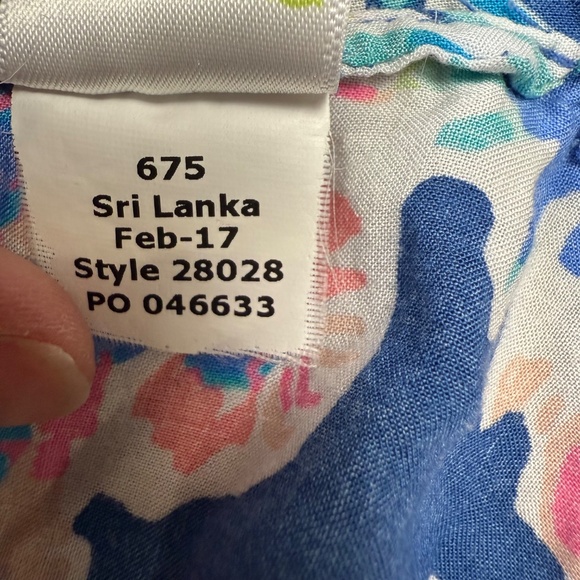 Lilly Pulitzer Willa Tunic Dress in Indigo Gyspea, Size small, Boho, Preppy - Picture 12 of 13